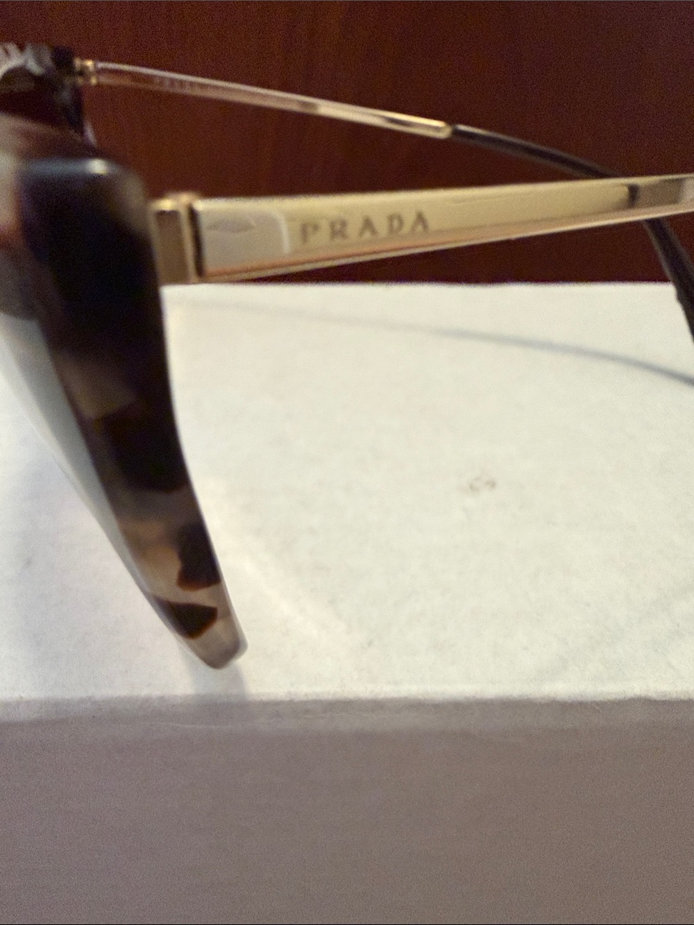 Prada Tortoiseshell Cat-Eye Sunglasses with Brown Gradient Lenses, box inc - Picture 3 of 11